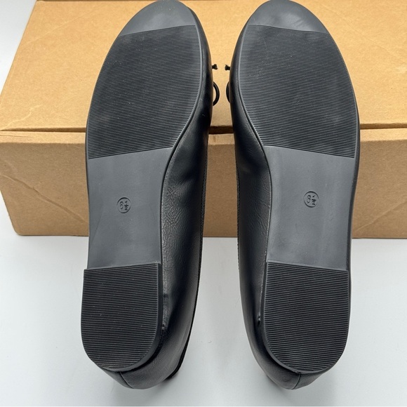 Journee Collection Vika Black Ballet Flats Size 6.5 - Picture 5 of 8